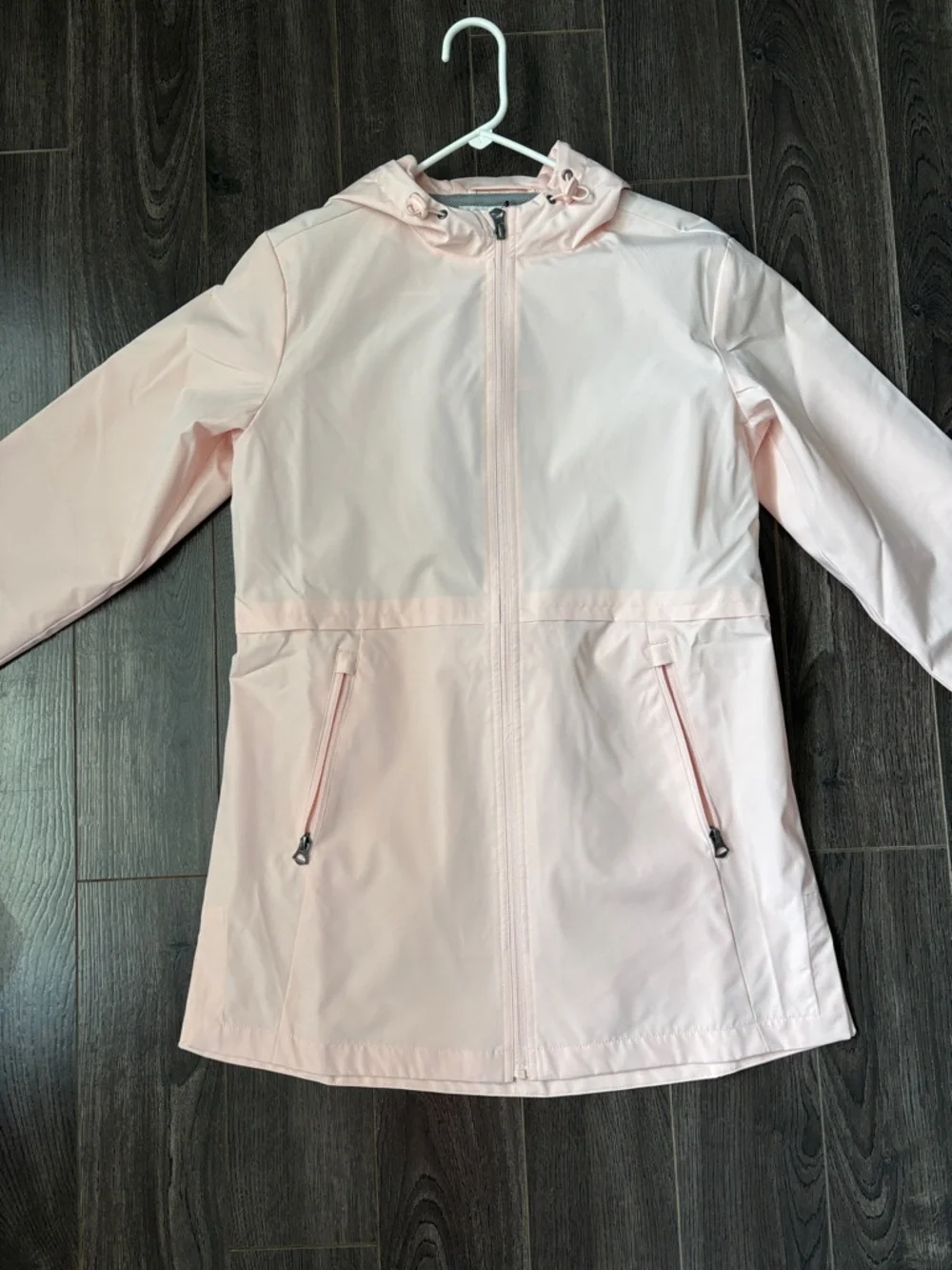 Weatherproof Light Pink Hooded Utility Jacket